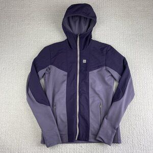 MEC Mountain Equipment Co-Op Hybrid Softshell Fleece Jacket  Women's M Purple